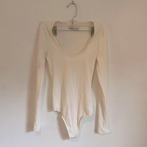 White/cream Abrocrombie body suit